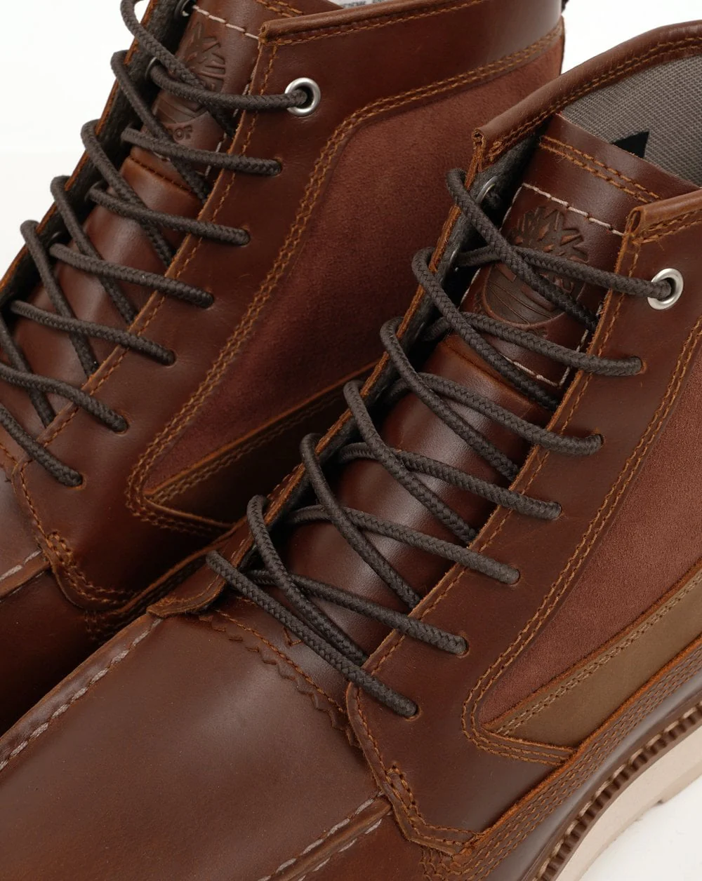 Timberland Britton Mills Mid Lace Waterproof Boot Rust Full Grain - Image 2