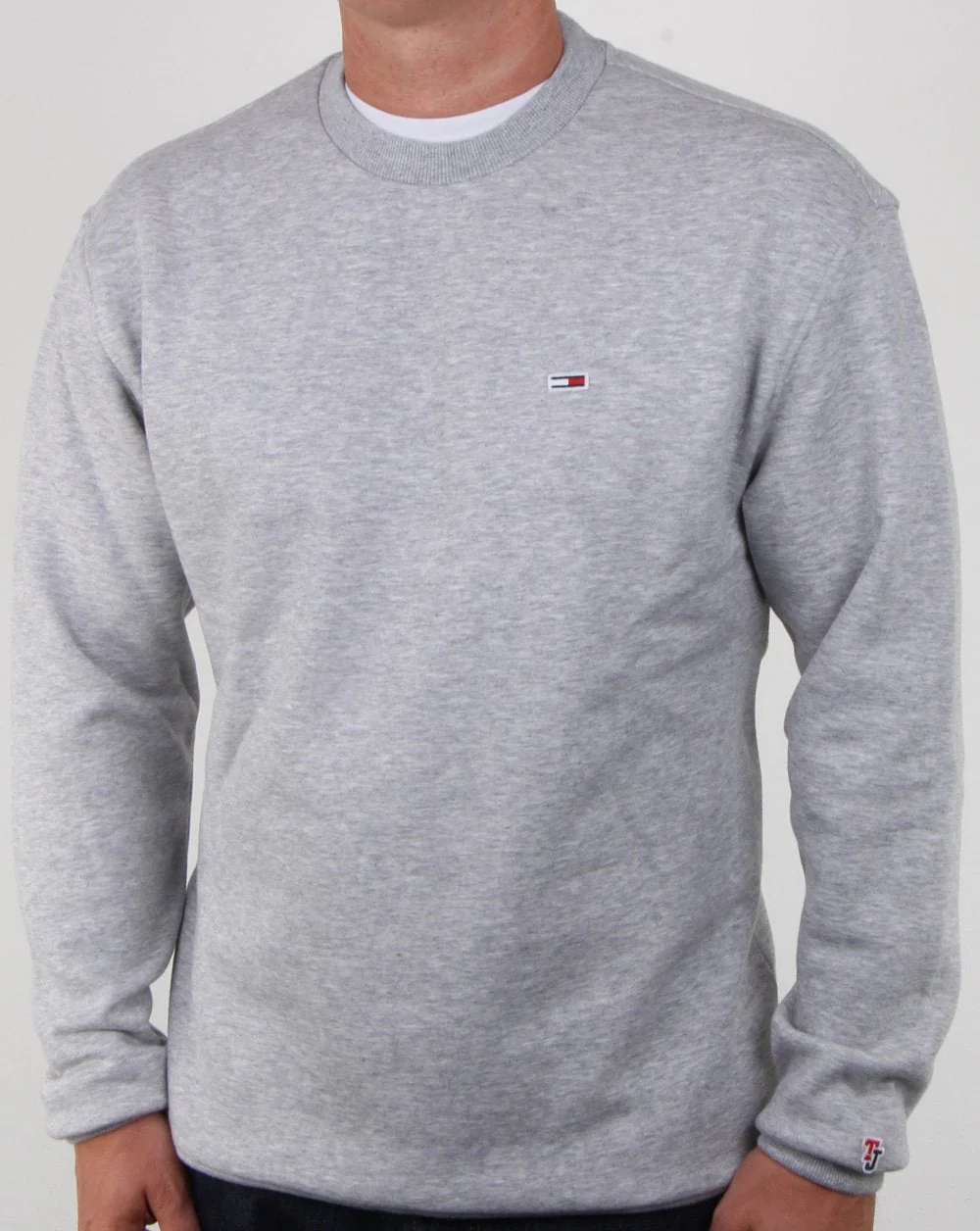 Tommy Hilfiger Classic Crew Neck Sweatshirt Grey Heather