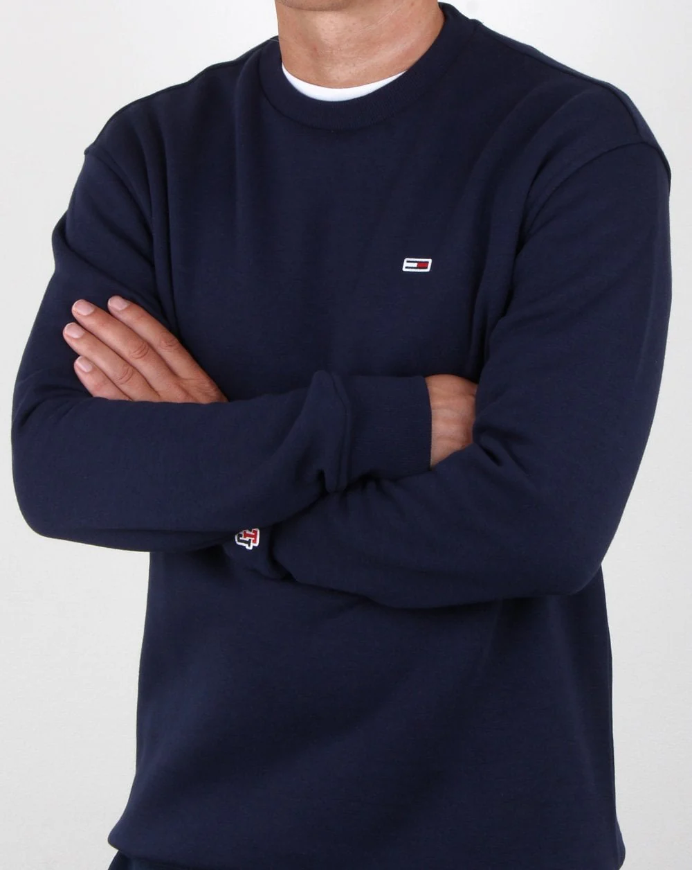 Tommy Hilfiger Classic Crew Neck Sweatshirt Navy - Image 3