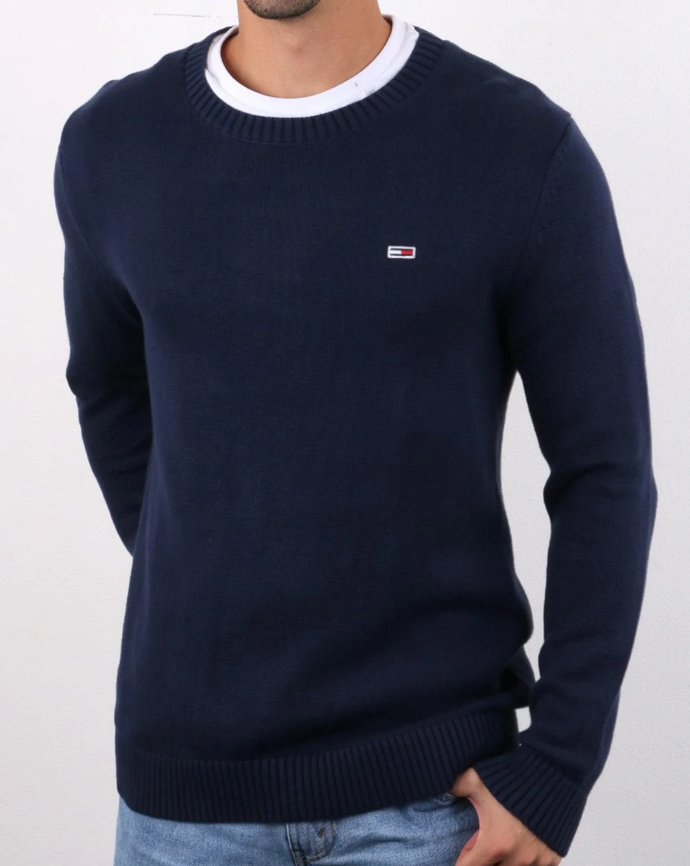 Tommy Hilfiger Classic Jumper Navy - Image 3