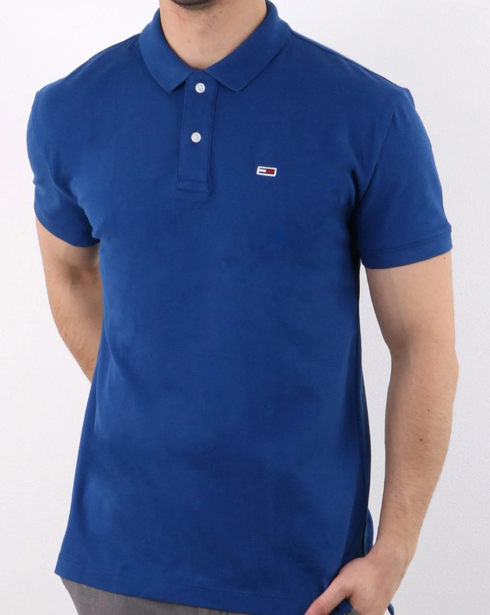 Tommy Hilfiger Classic Polo Shirt Blue - Image 2