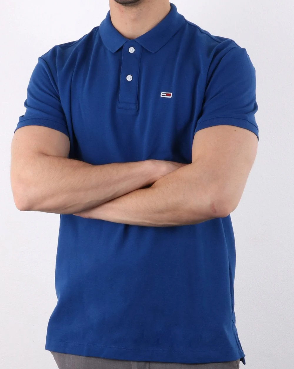 Tommy Hilfiger Classic Polo Shirt Blue - Image 3