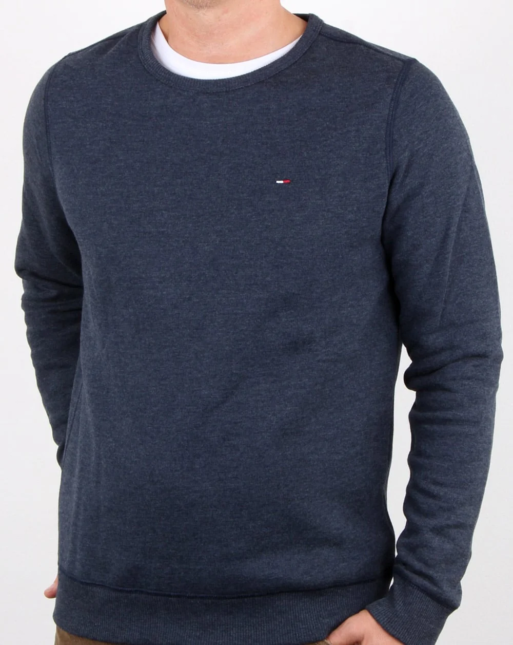 Tommy Hilfiger Cotton Fleece Sweatshirt Navy