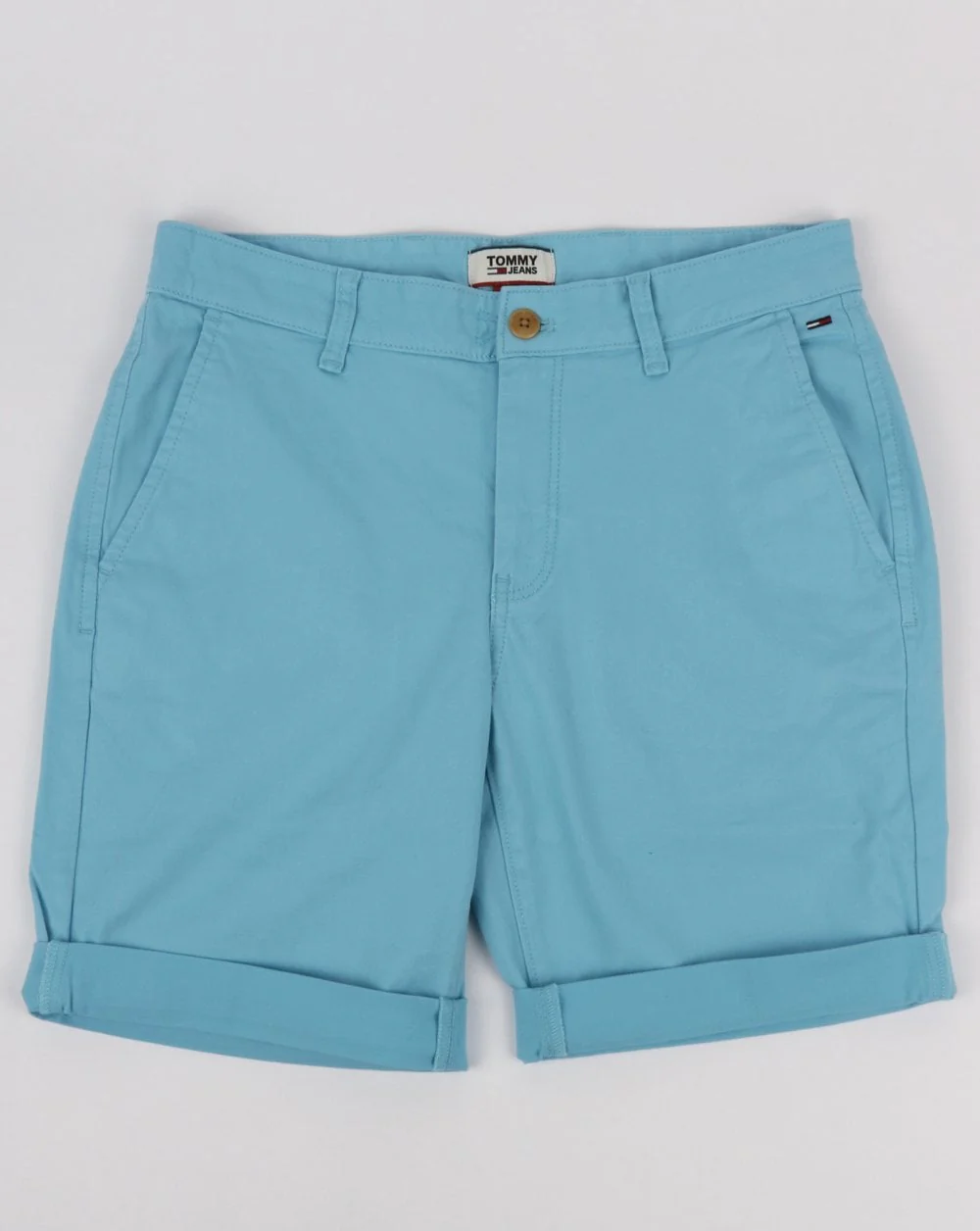 Tommy Hilfiger Cotton Twill Shorts Light Blue