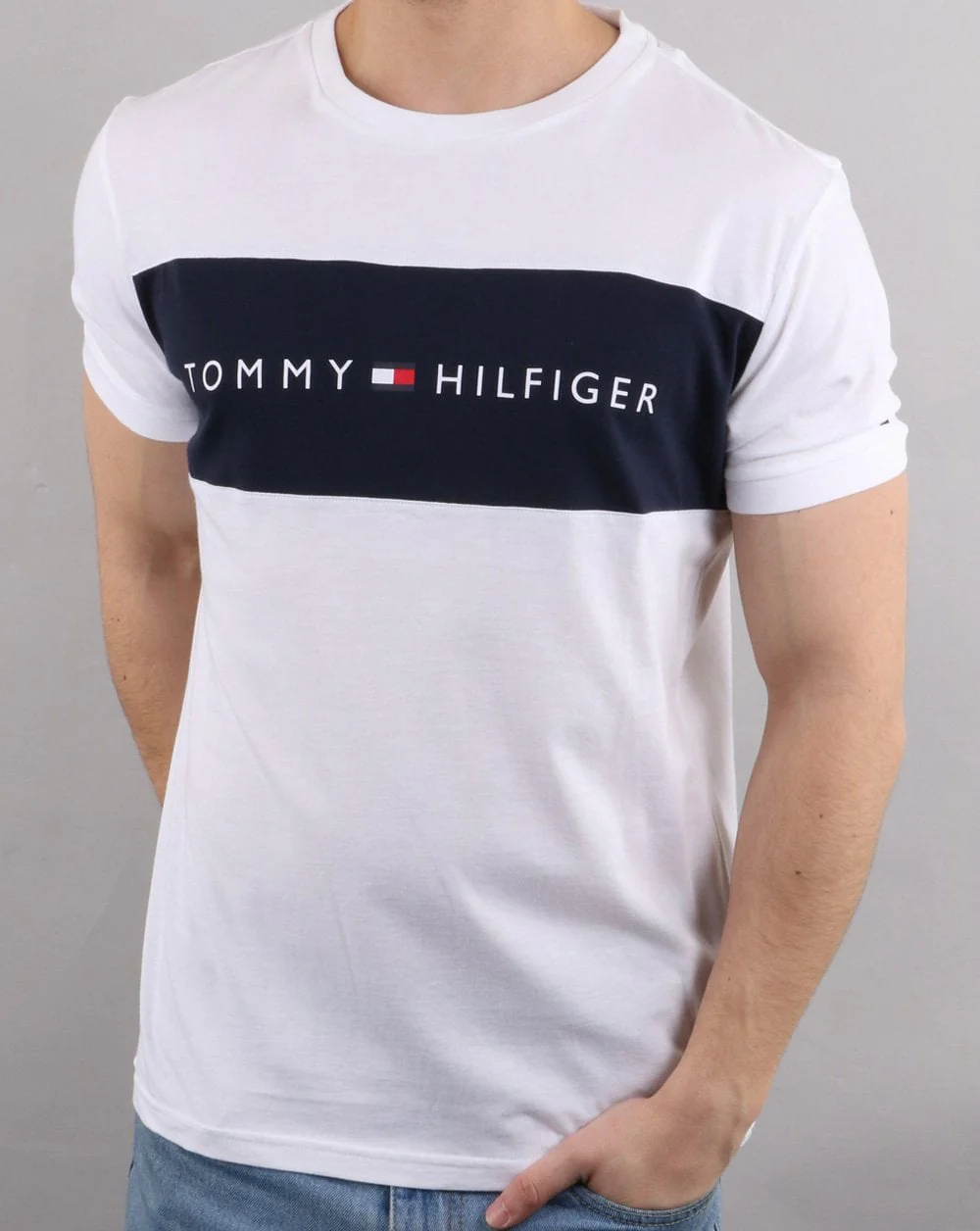 Tommy Hilfiger Logo Flag T-shirt White - Image 2