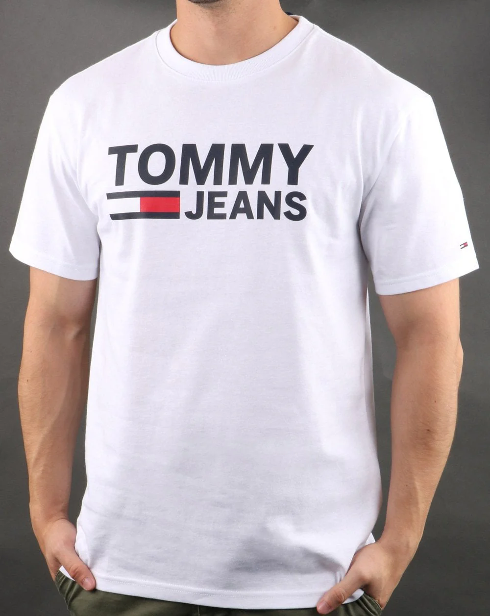Tommy Hilfiger Logo Tee Classic White