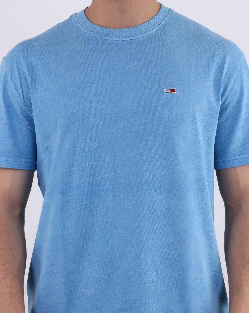 Tommy Hilfiger Overwashed T-shirt Light Blue - Image 4