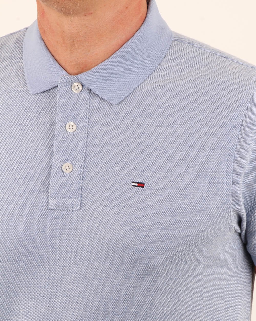 Tommy Hilfiger Oxford Polo Blue - Image 2