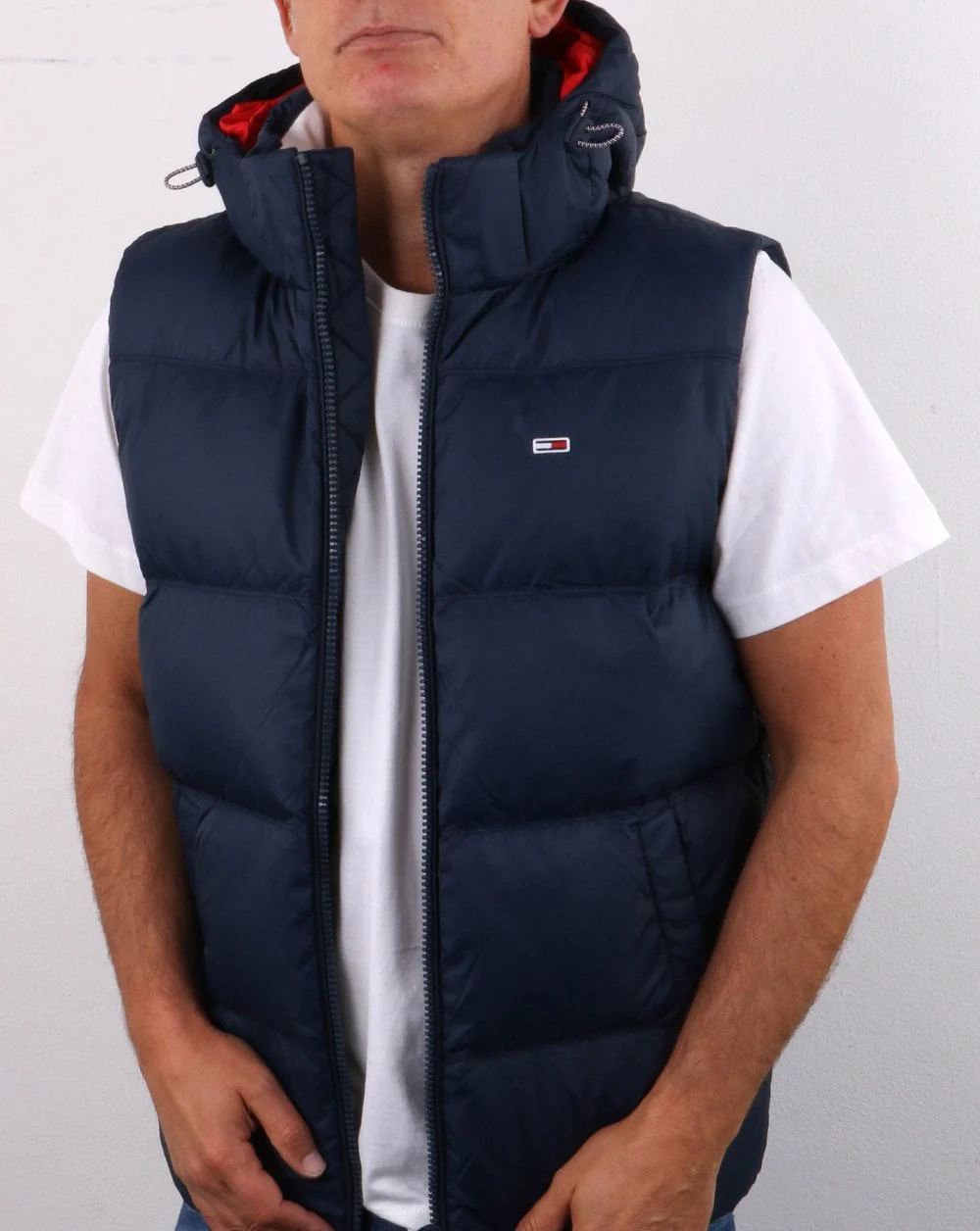 Tommy Hilfiger Padded Down Vest Navy - Image 5