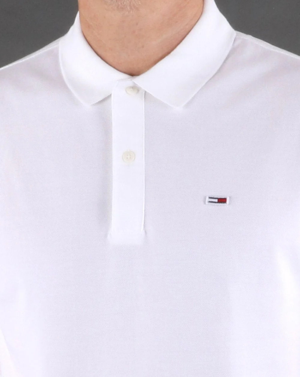 Tommy Hilfiger Polo Shirt Classic White - Image 3