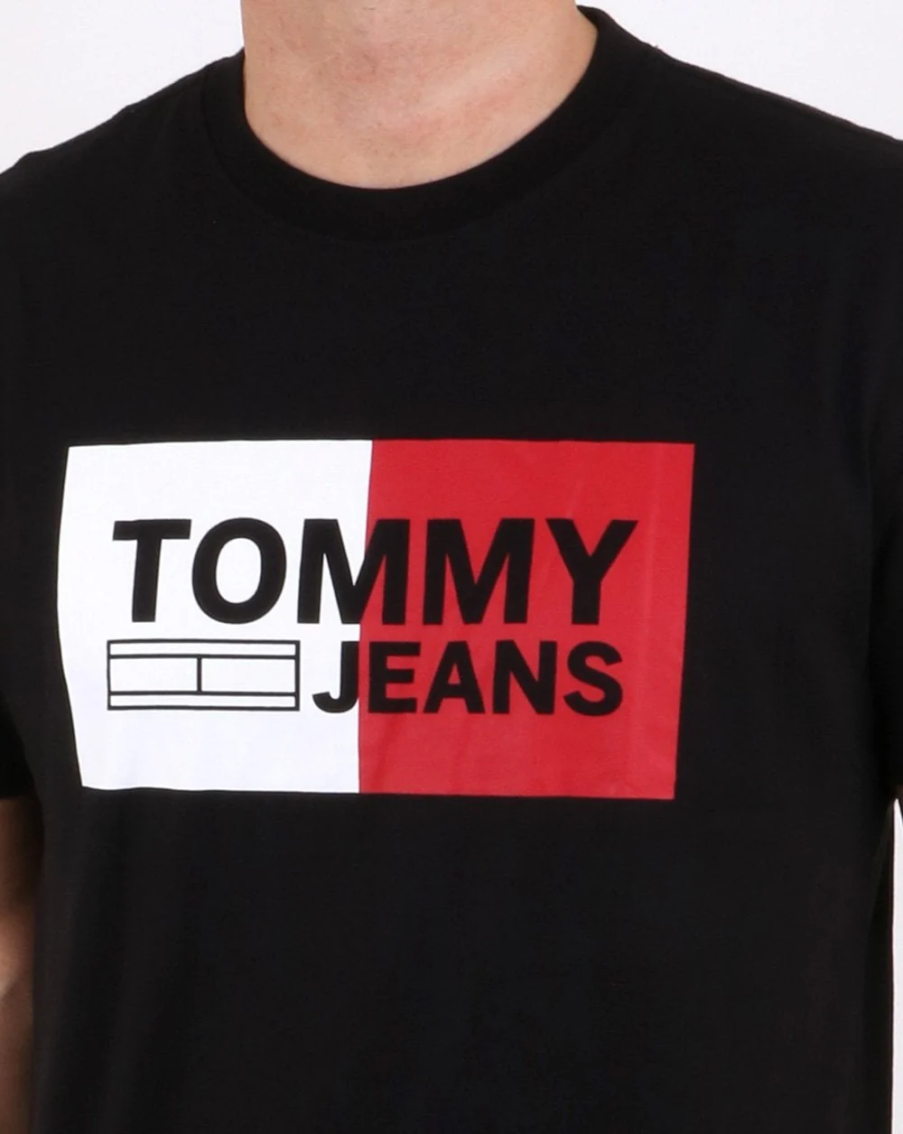 Tommy Hilfiger Split Box T-shirt Tommy Black - Image 2
