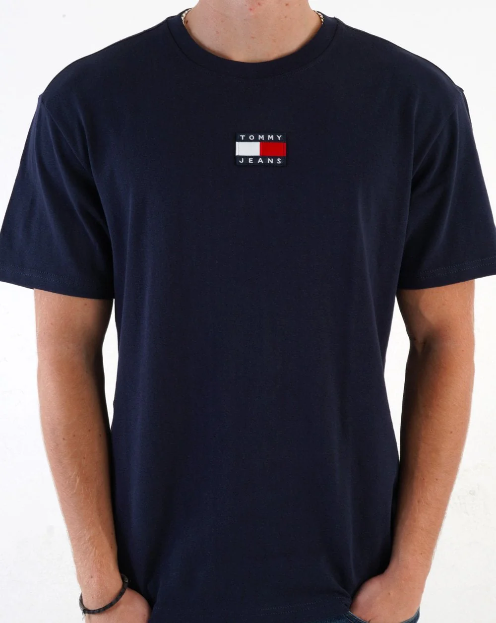 Tommy Jeans Badge T-shirt Navy - Image 2