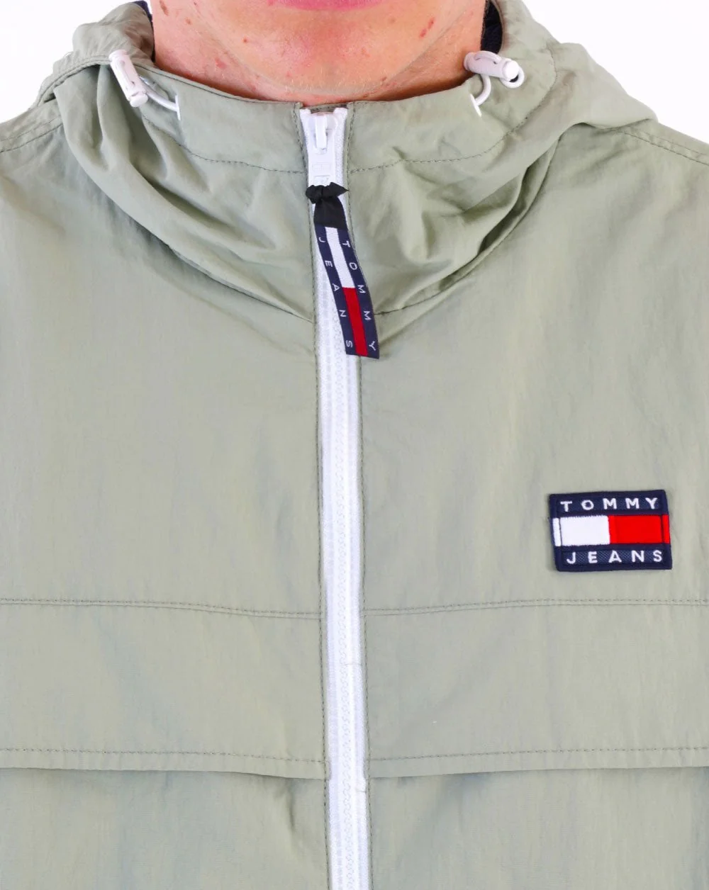 Tommy Jeans Chicago Windbreaker Faded Green - Image 3