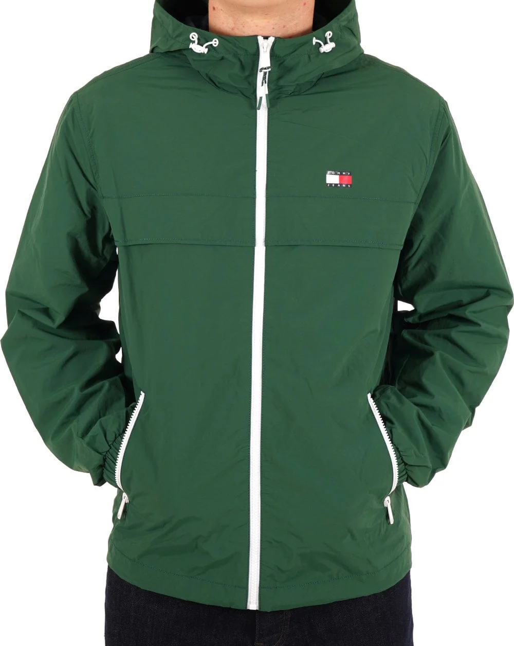 Tommy Jeans Chicago Windbreaker Green - Image 3