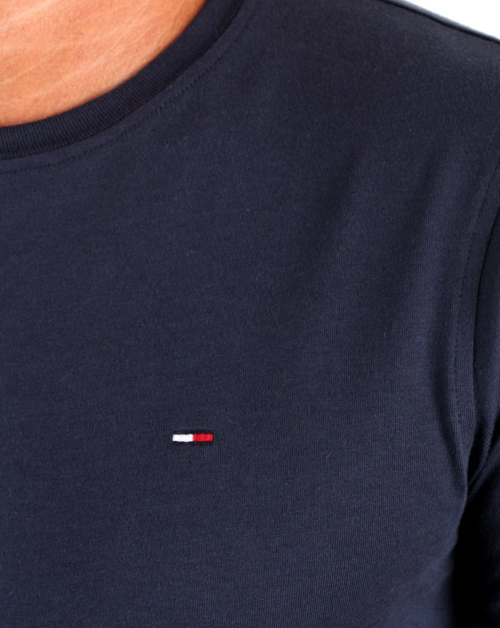 Tommy Jeans Crew Neck T Shirt Navy - Image 2