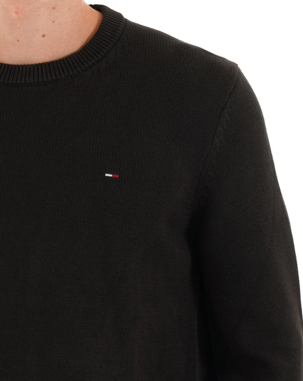 Tommy Jeans Essential Crew Jumper Black - Image 2