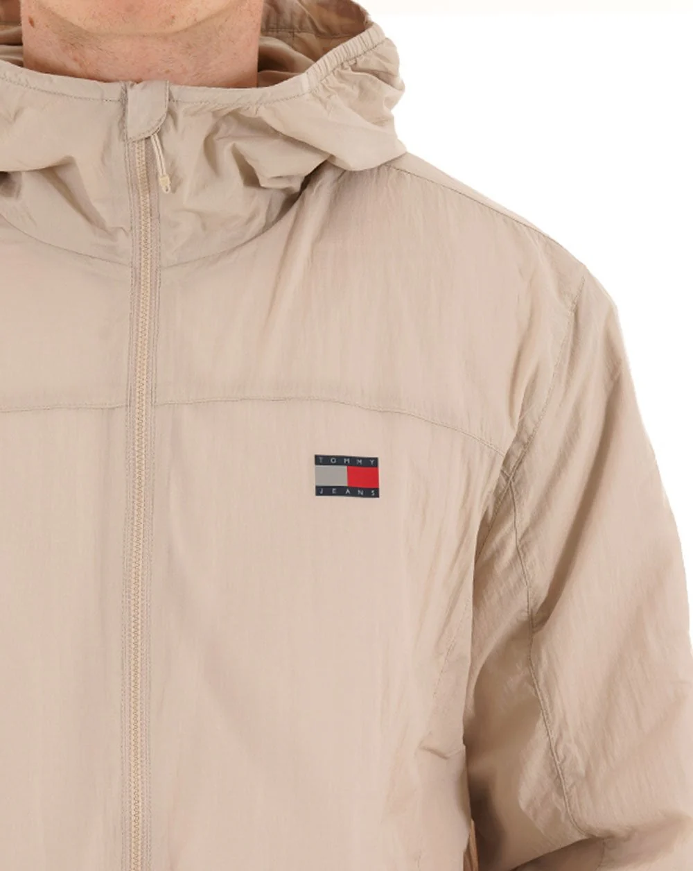Tommy Jeans Fleece Chicago Jacket Sand - Image 2