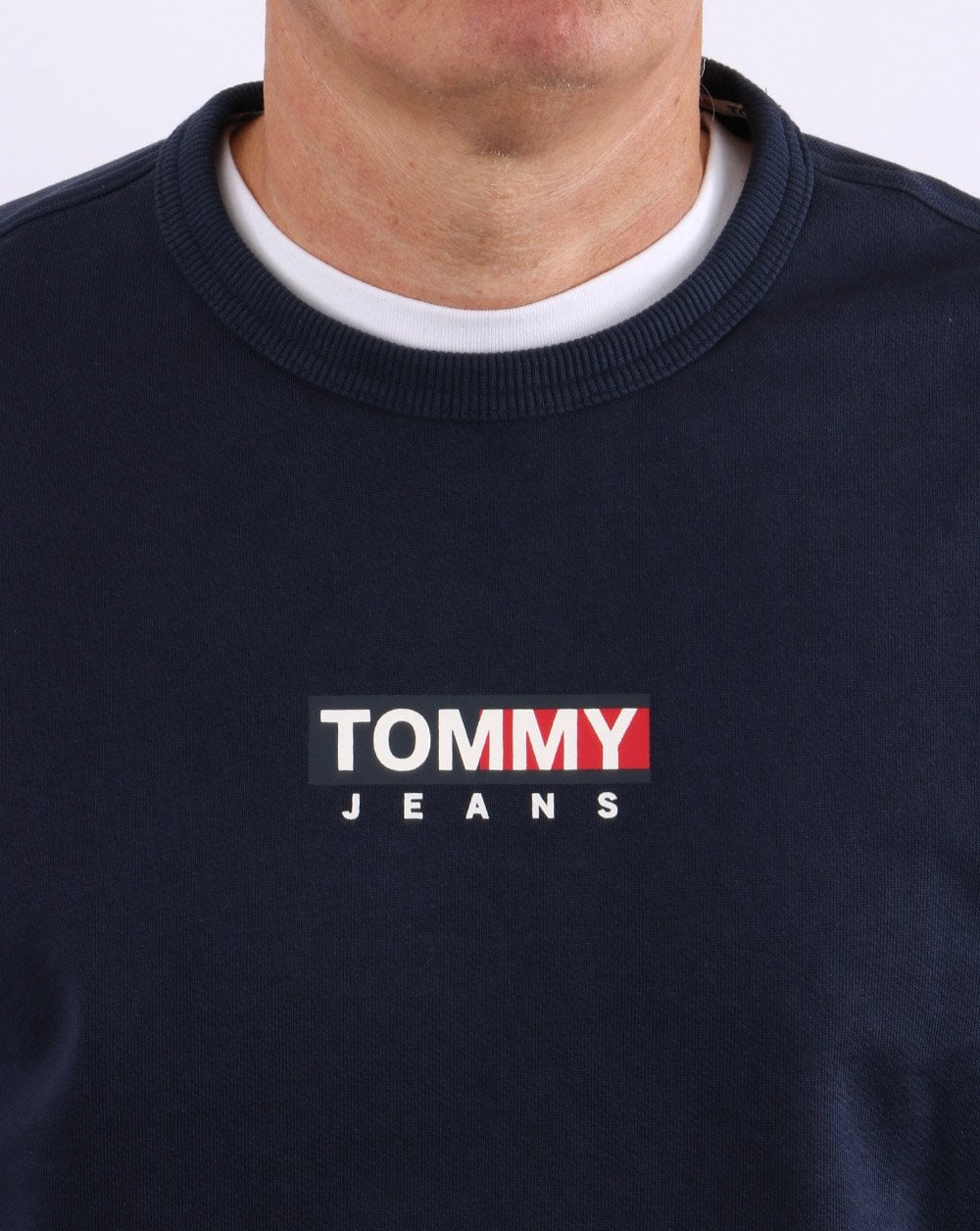 Tommy Jeans Graphic Sweatshirt Navy - Image 2
