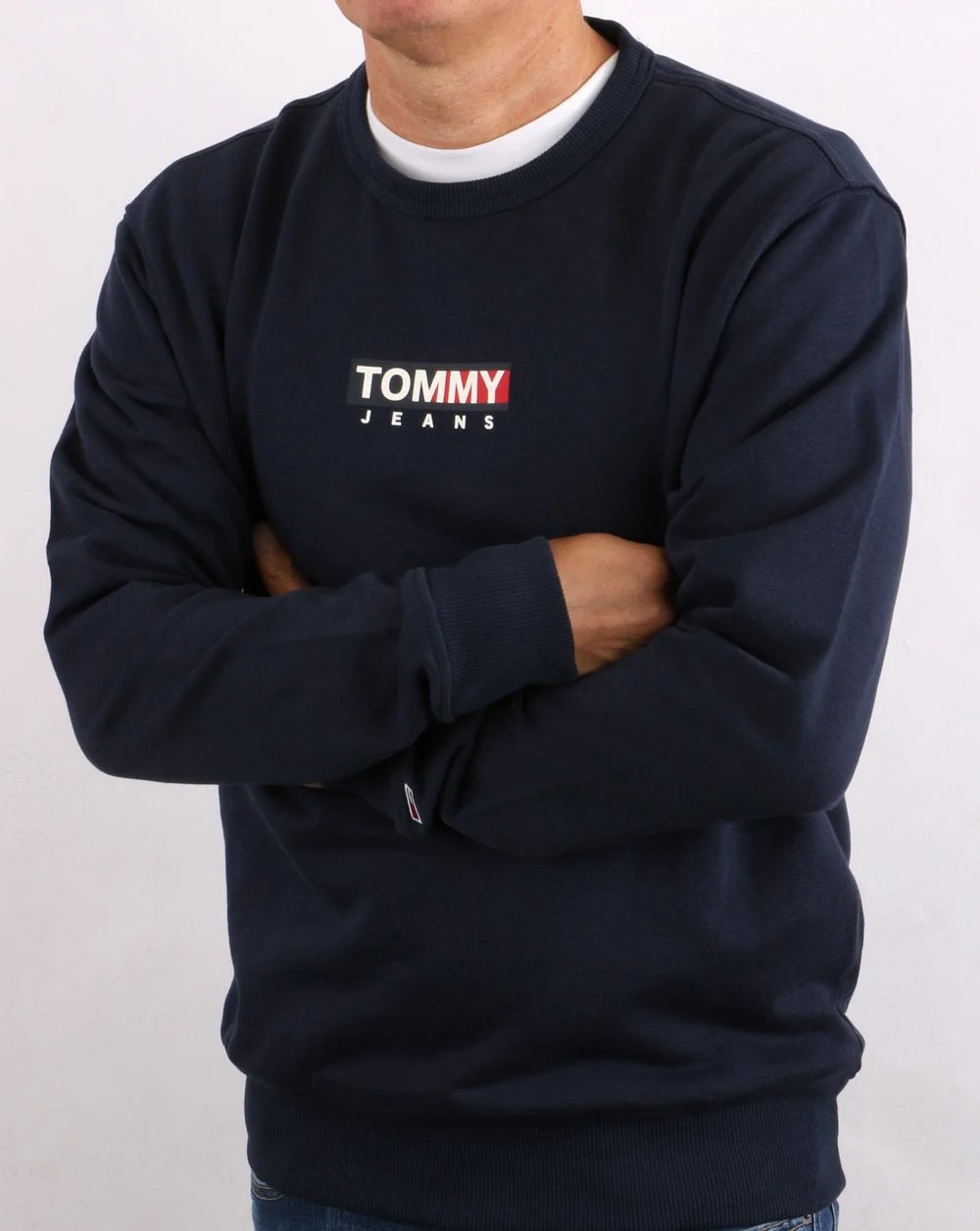 Tommy Jeans Graphic Sweatshirt Navy - Image 3