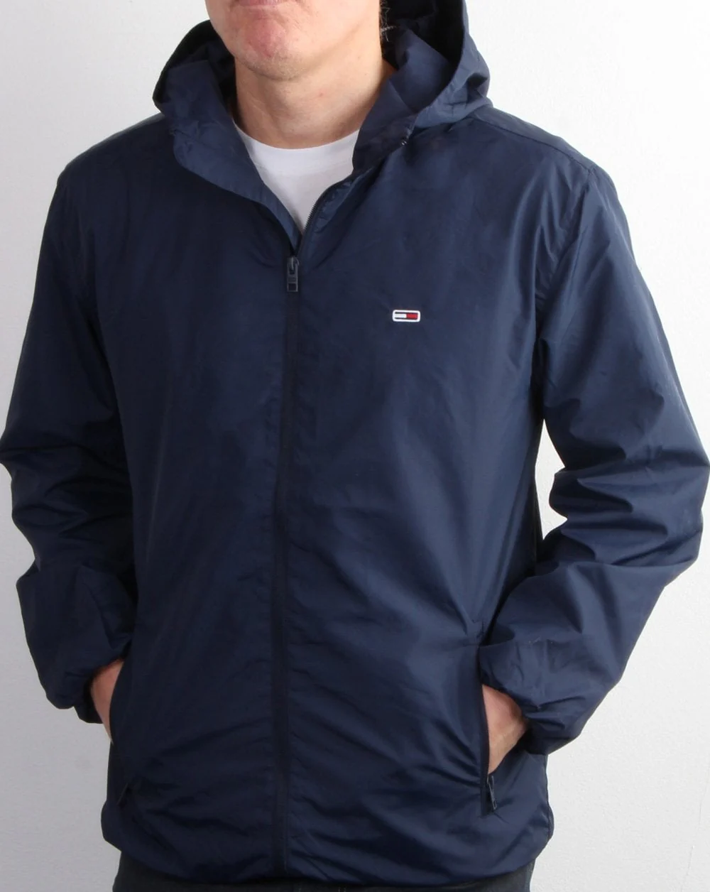 Tommy Jeans Lightweight Windbreaker Jacket Navy - Image 3