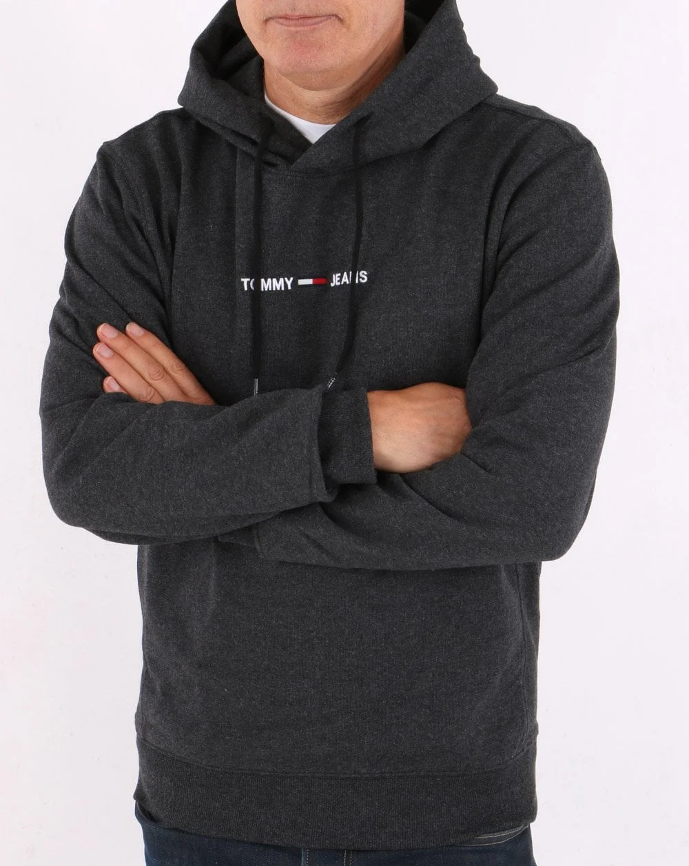 Tommy Jeans Logo Hoodie Black - Image 3