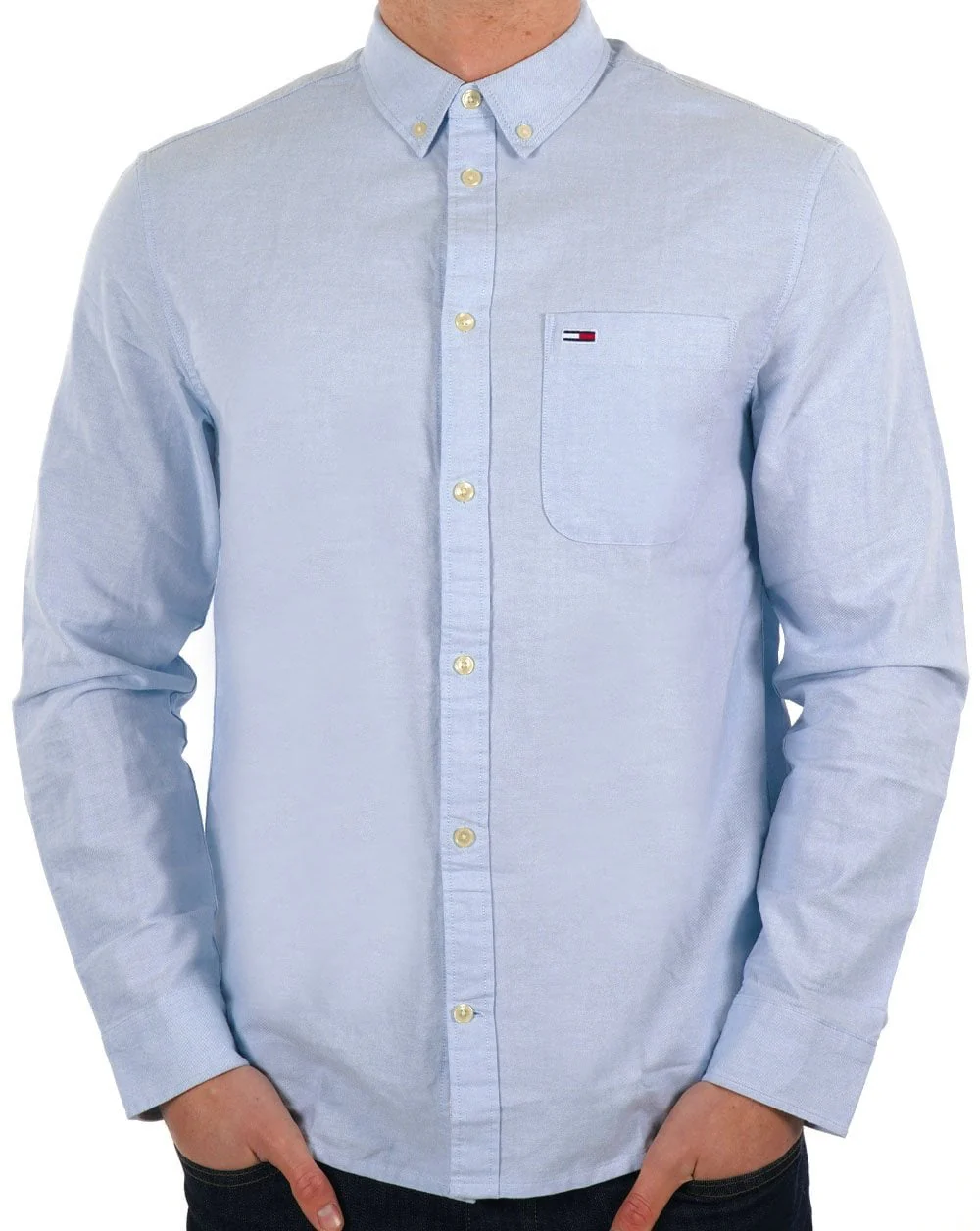 Tommy Jeans Oxford Shirt Chambray Blue