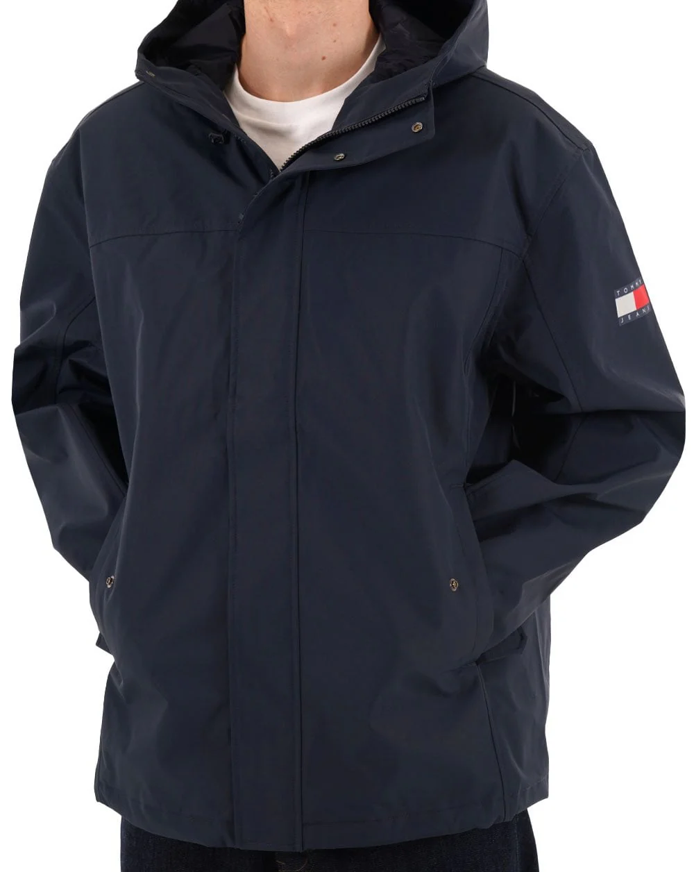 Tommy Jeans Padded Chicago 3-In-1 Jacket Dark Navy - Image 4