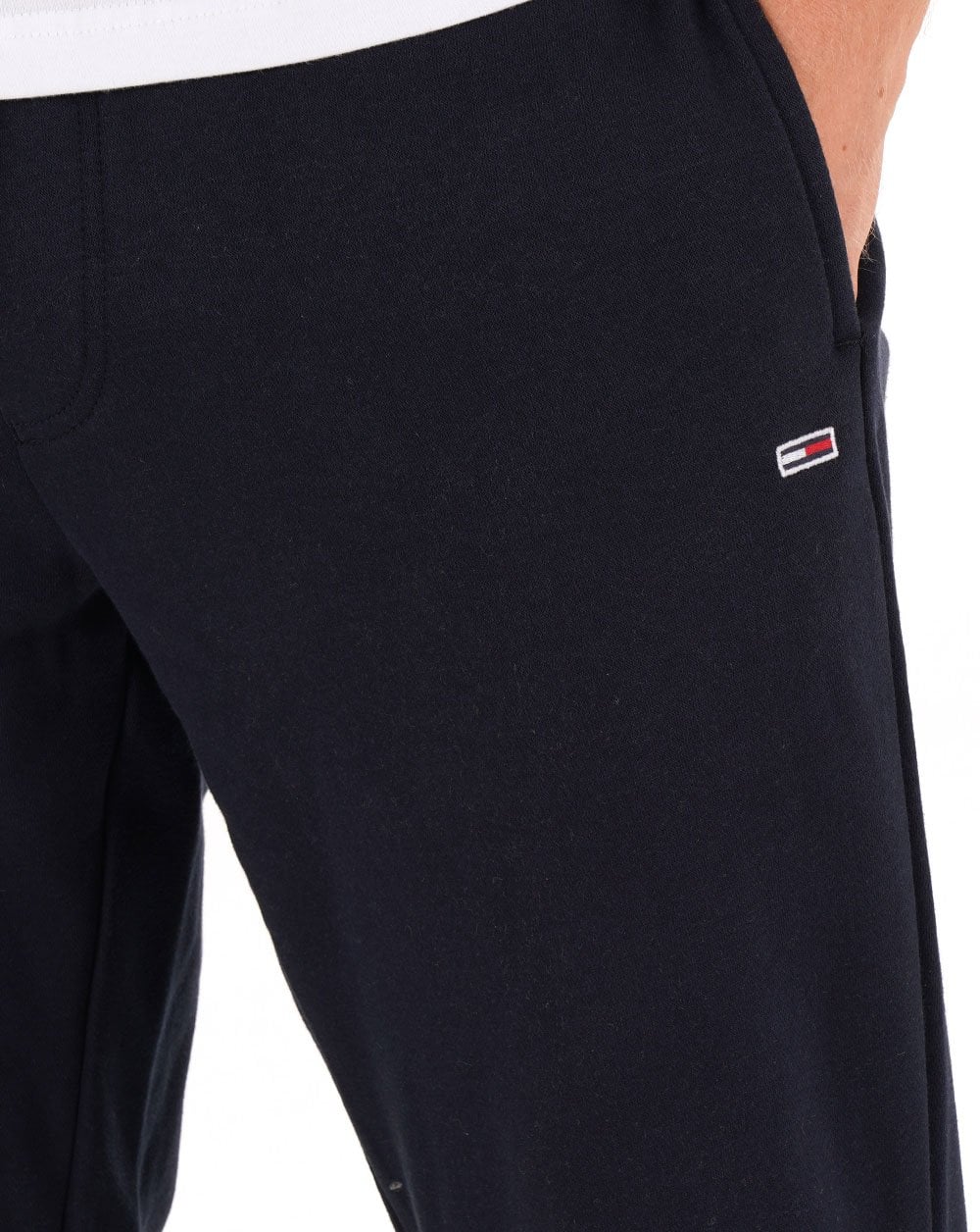 Tommy Jeans Slim Flag Sweat Pant Dark Navy - Image 2