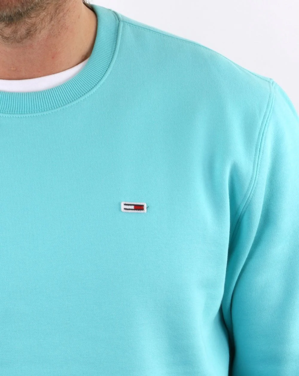 Tommy Jeans Sweatshirt Aqua Blue - Image 3