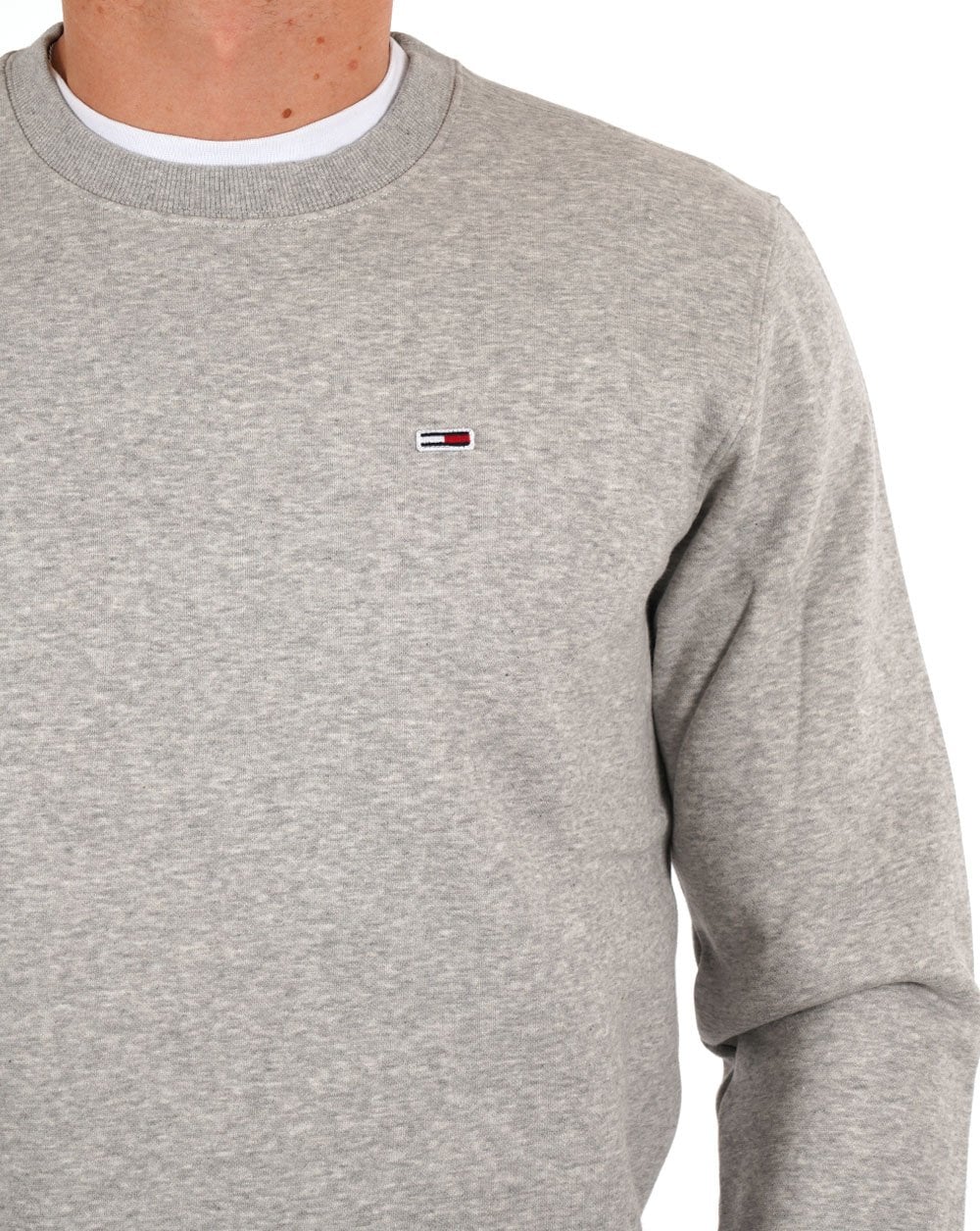 Tommy Jeans Sweatshirt Light Grey Melange - Image 2