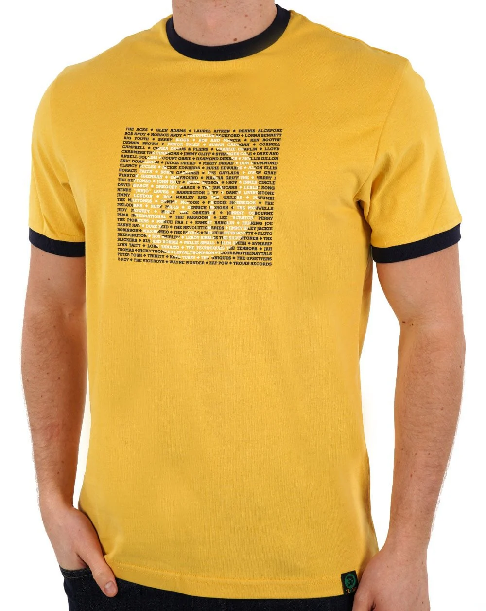 Trojan Artist T-shirt Mustard