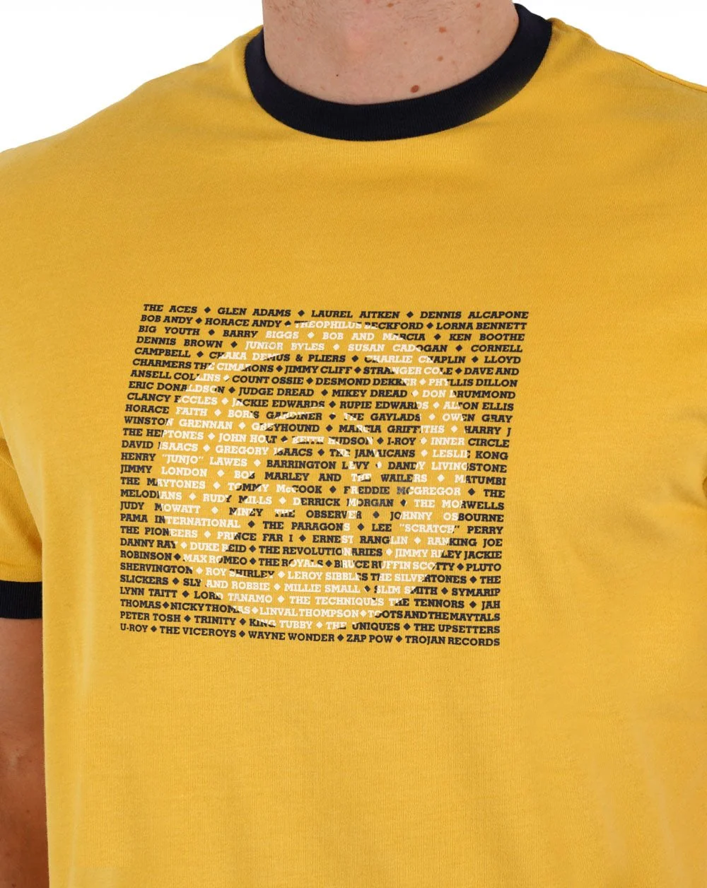 Trojan Artist T-shirt Mustard - Image 2
