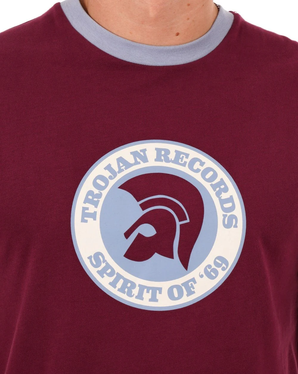 Trojan Spirit Of 69 T-shirt Port/Sky - Image 2