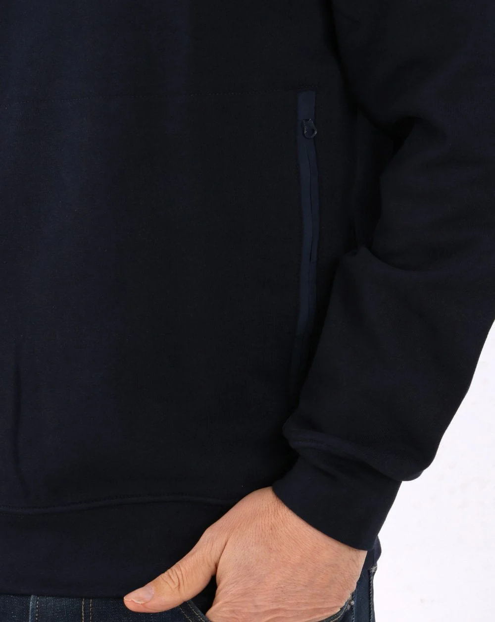 Weekend Offender 1/4 Zip Sweat Navy - Image 4