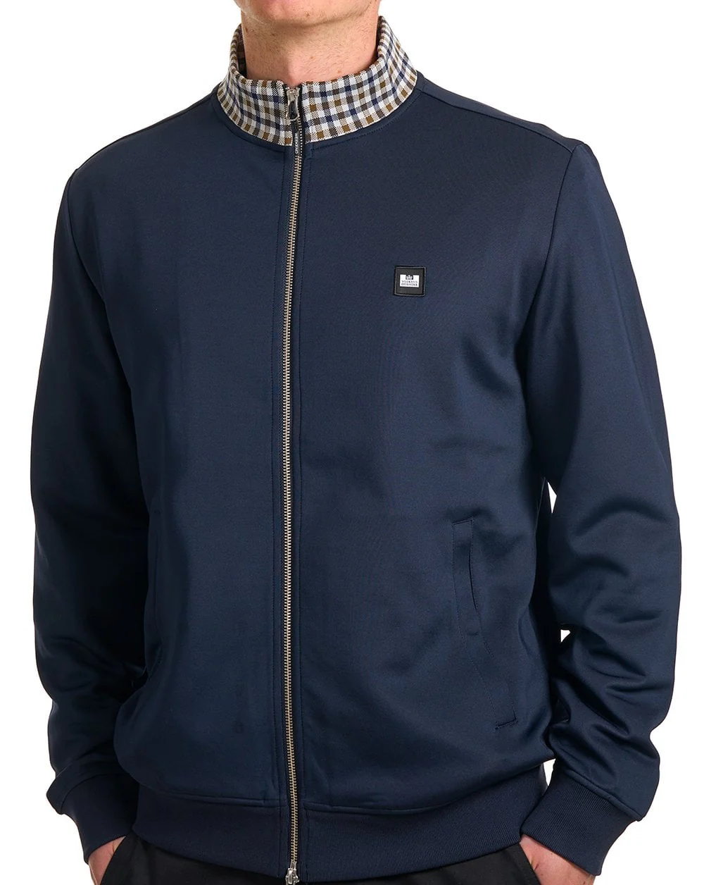 Weekend Offender Alameda Track Top Navy - Image 2