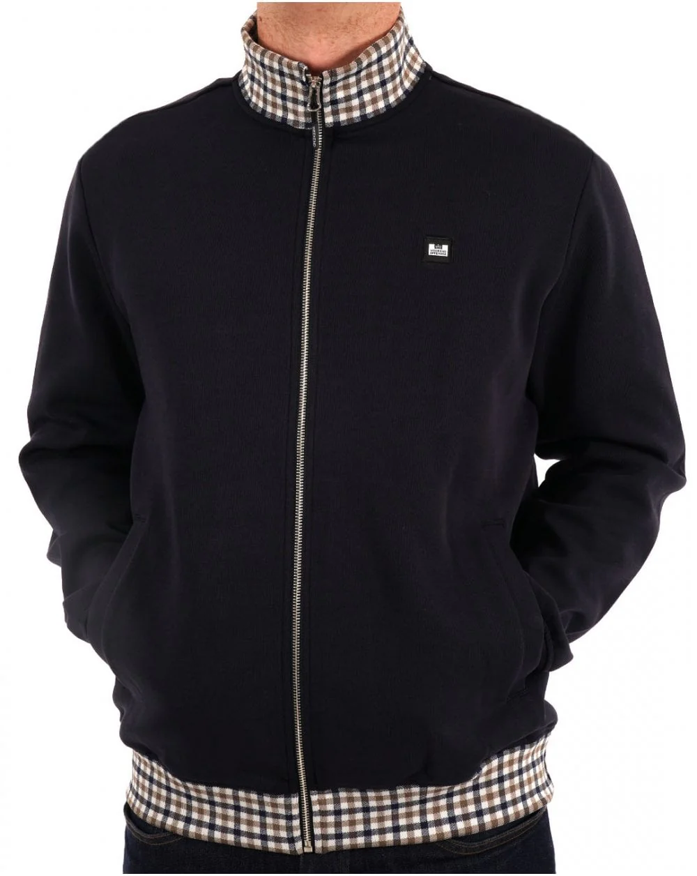 Weekend Offender Alameda Track Top Navy - Image 4