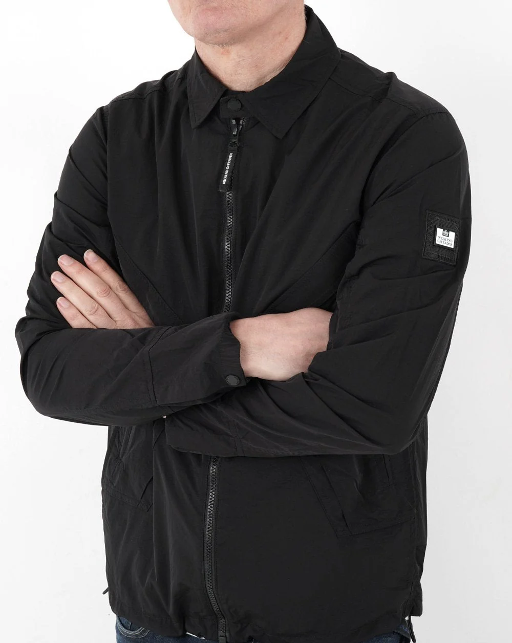 Weekend Offender Arrow Hwy Overshirt Black - Image 3