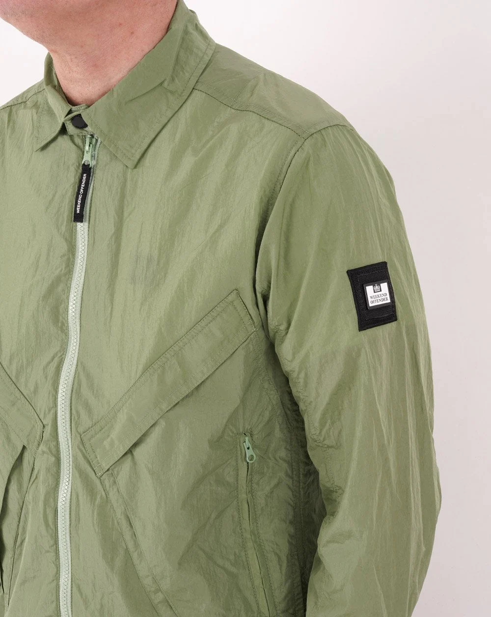Weekend Offender Arrow Hwy Overshirt Fern - Image 2