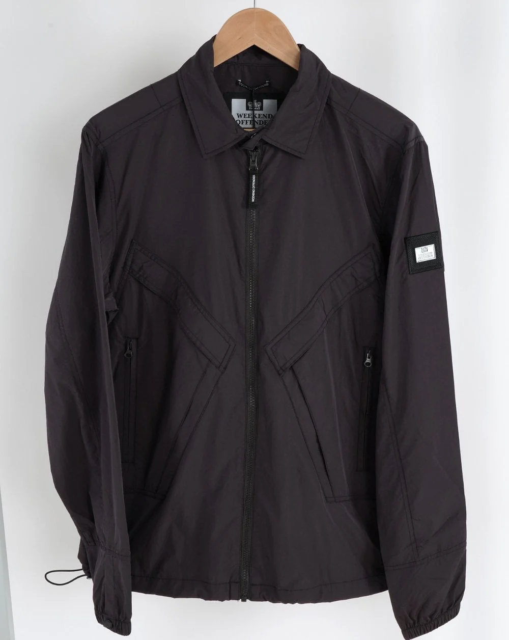 Weekend Offender Arrow Overshirt Dark Cherry - Image 2