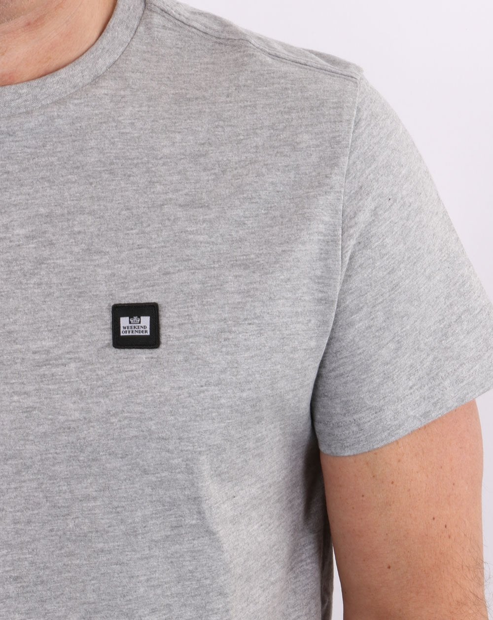 Weekend Offender Beach T-shirt Grey Marl - Image 2