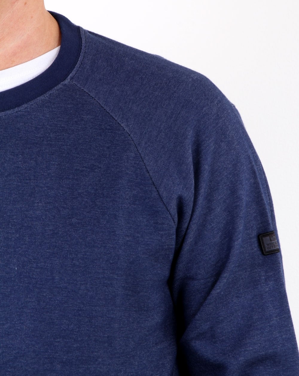 Weekend Offender Bisset Sweatshirt French Navy - Image 2