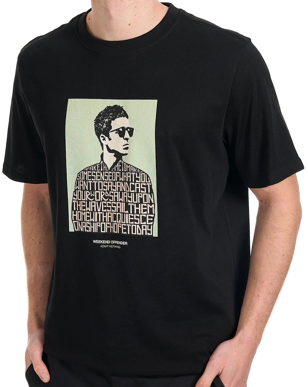 Weekend Offender Camden Graphic Tee Black - Image 2