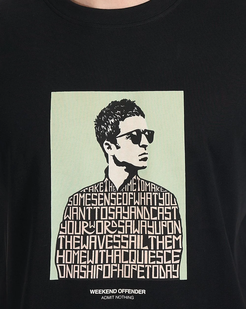 Weekend Offender Camden Graphic Tee Black - Image 3