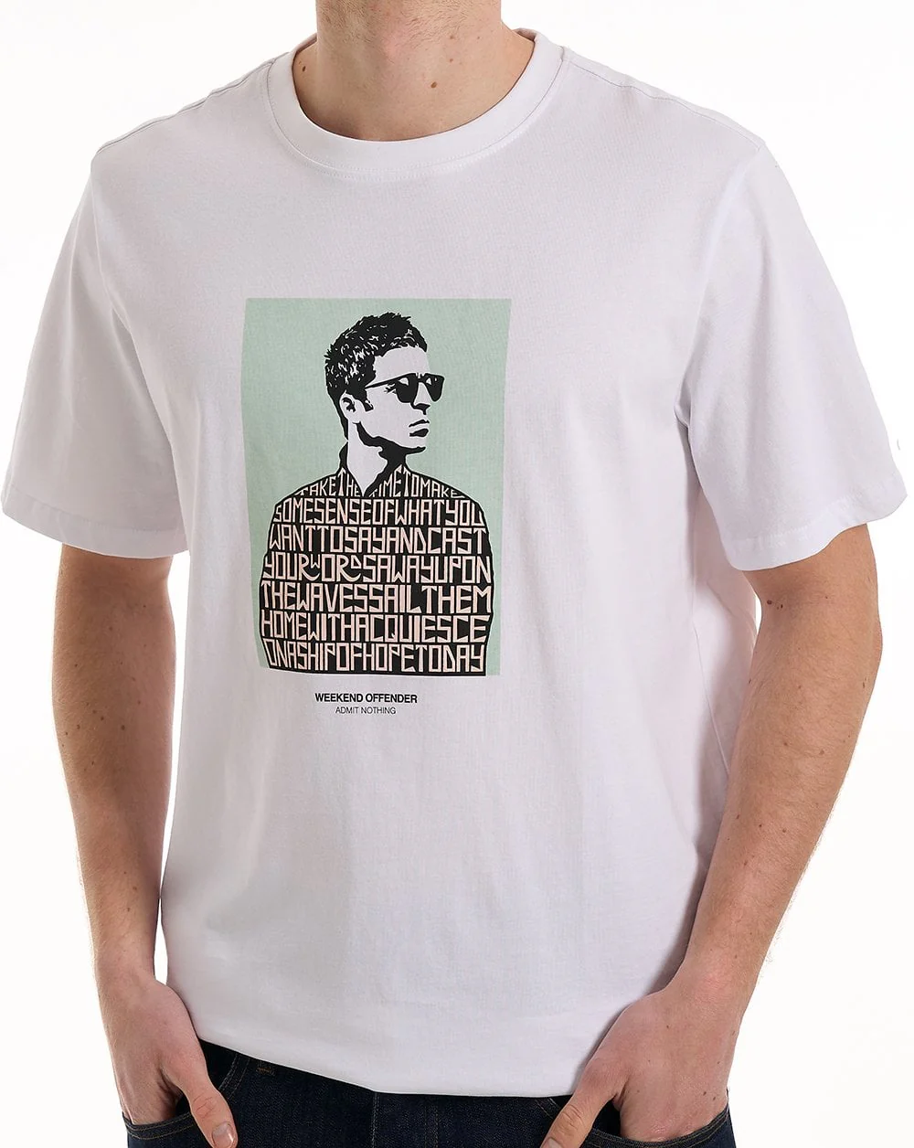 Weekend Offender Camden Graphic Tee White - Image 2