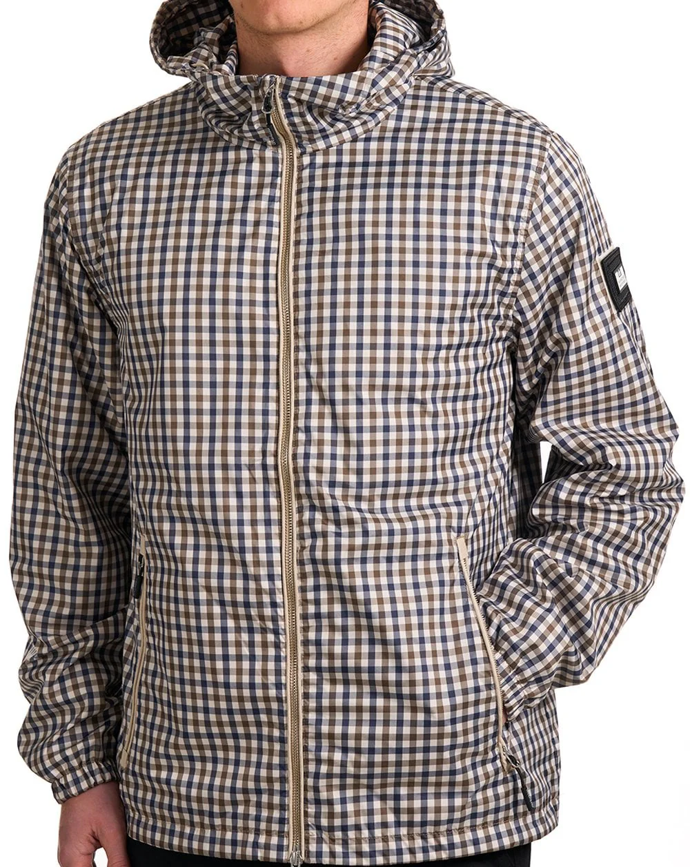 Weekend Offender Campania Check Windbreaker Mid House Check - Image 3
