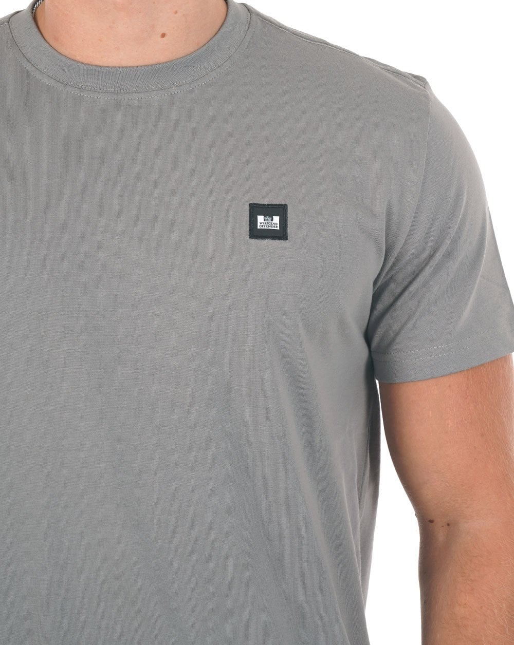 Weekend Offender Cannon Beach T-shirt Light Grey - Image 2