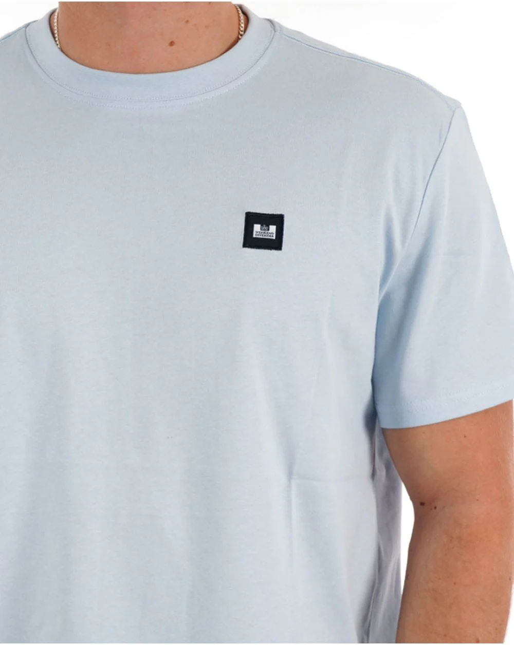 Weekend Offender Cannon Beach T Shirt Sky Blue - Image 2