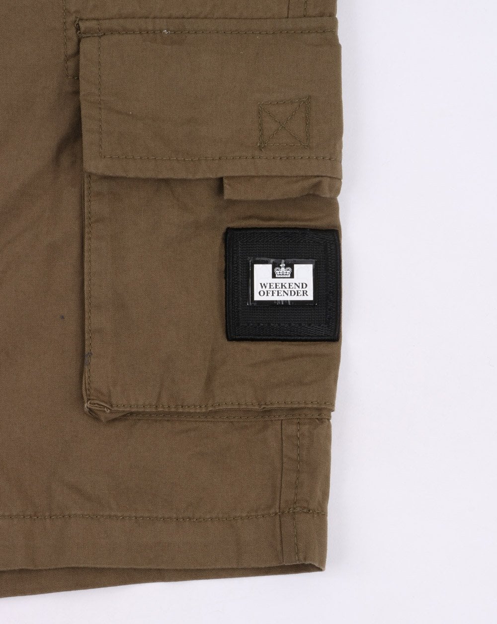 Weekend Offender Cargo Shorts Khaki - Image 2