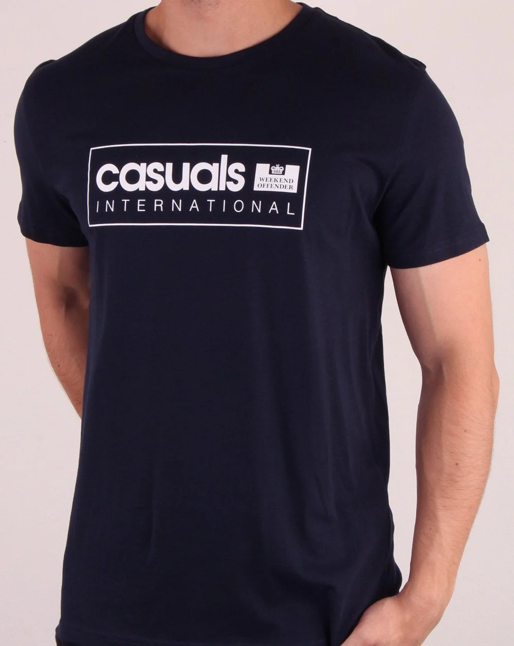 Weekend Offender Casuals International T-shirt Navy - Image 2