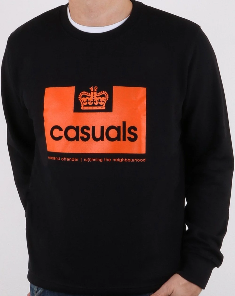 Weekend Offender Casuals Sweatshirt Black/orange